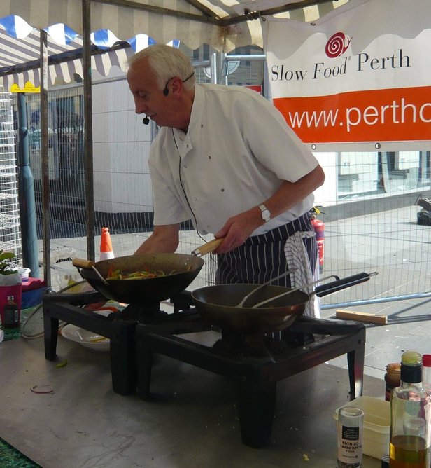 Tony at Perth Farmers Market