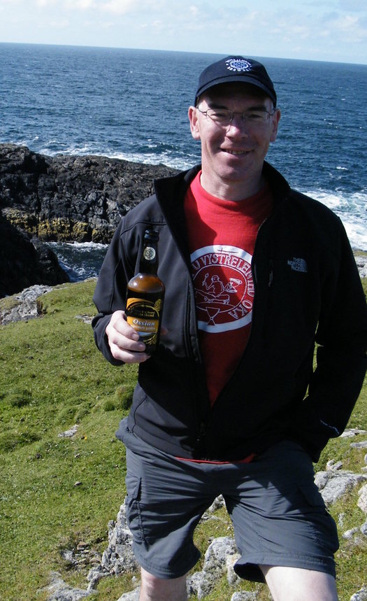 Ken at Scottish Wedding