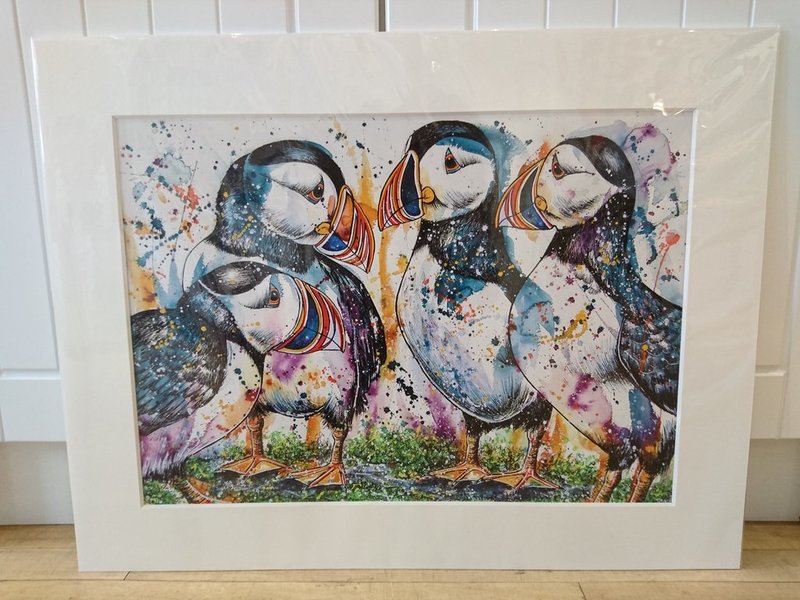 Your chance to win a this beautiful print called 'The Gossips' from The Tayberry Gallery