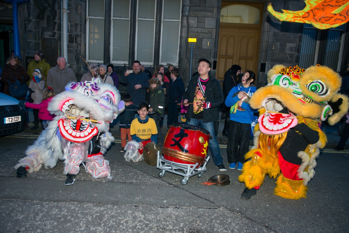 Chinese New Year drums