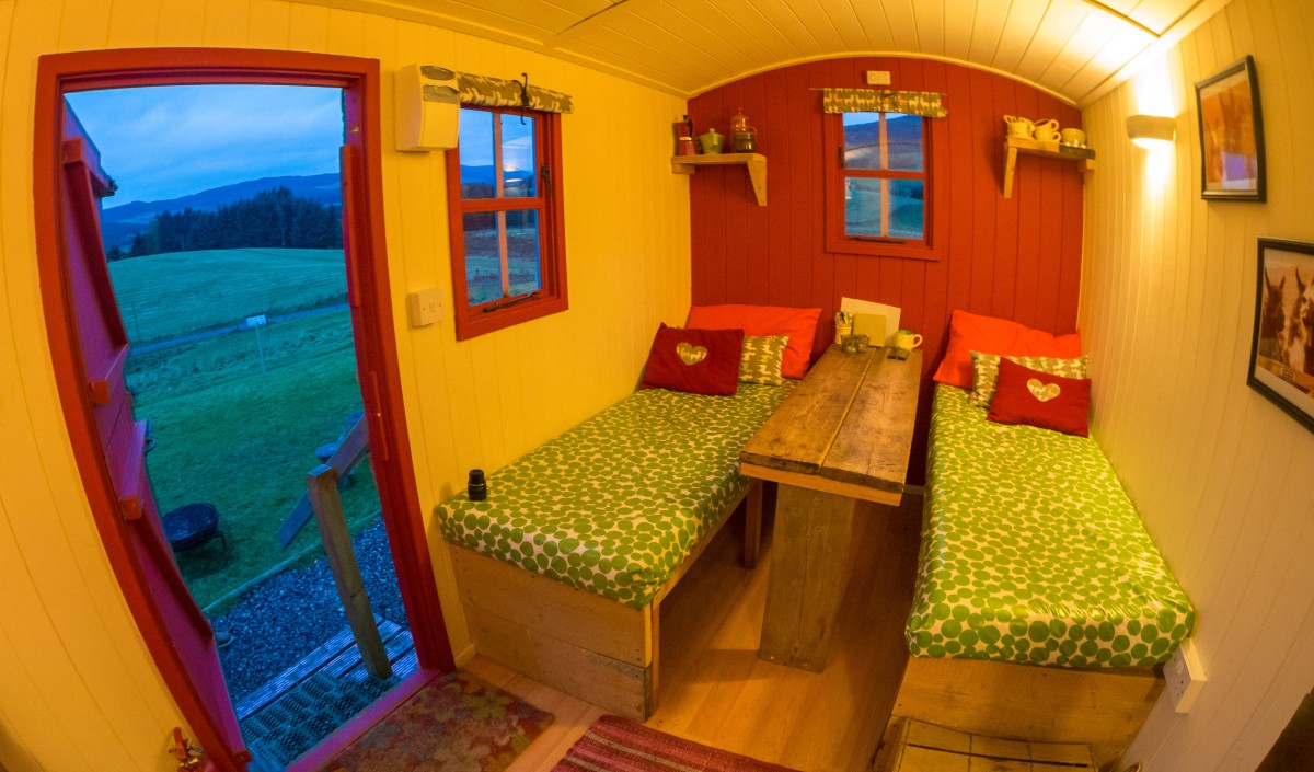 ECG Shepherds Hut Inside