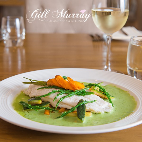 Pura Maison in Crieff, Perthshire has a great menu in lovely surroundings. Gill shares with us their recipe for Baked Lemon Sole with Wild Garlic Veloute and Baby Vegetables.
