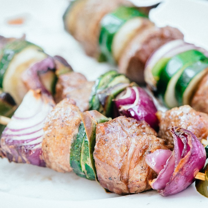 These tasty skewers are the perfect bbq food.