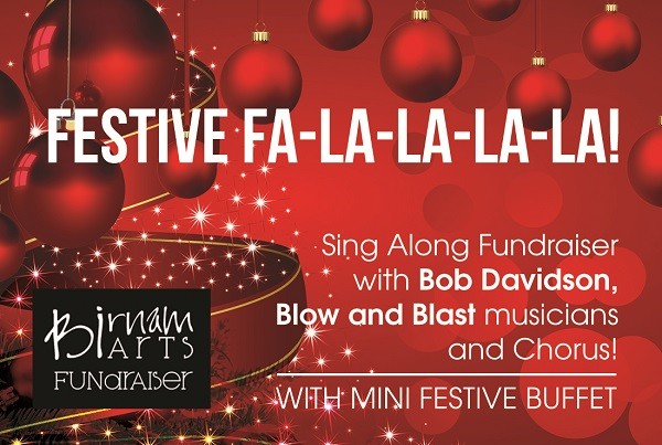 Christmas Fundraiser Sing-Along with festive mini-buffet and mulled wine!