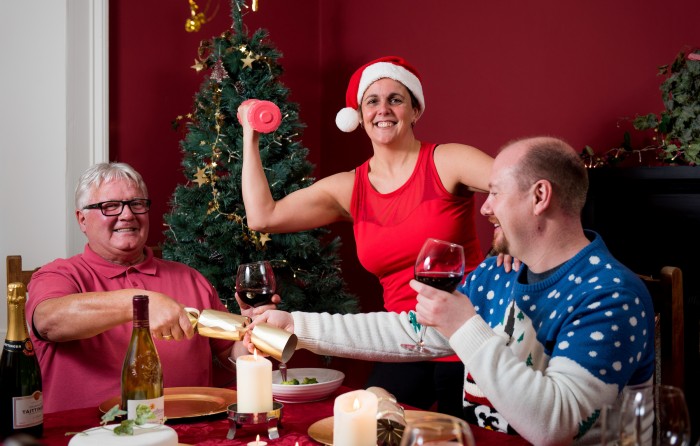 Live Active Fit for Festive - Tracey dumbbell