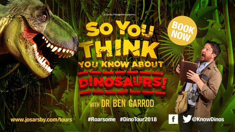 The hit stage show starring dinosaur aficionado Dr Ben Garrod.