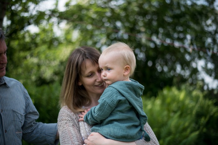 Rona Hatton with her young son. Copyright Ruth Segaud Photography.