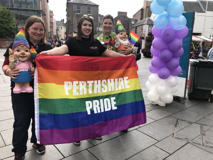 Perthshire based Claire Mackenzie is the fabulous co founder of Perthshire Pride!