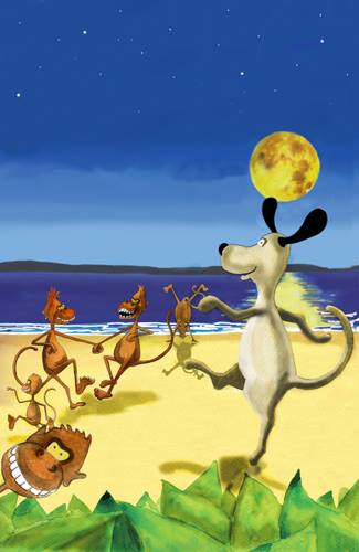 This is a brilliant prize to win an original illustration and signed copies of John Halvorsen's newest children's books!