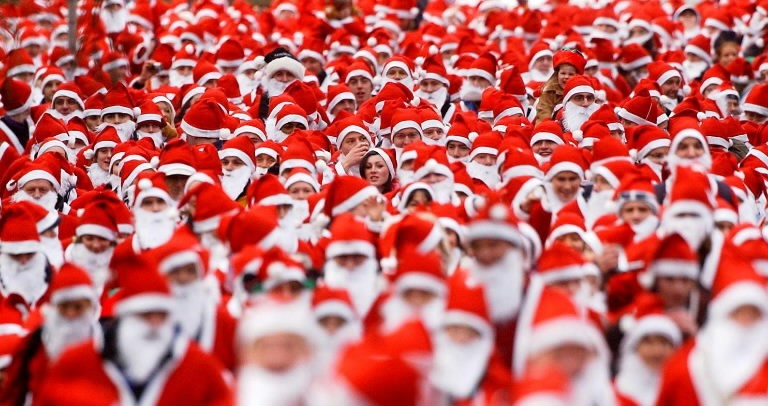 Perth Scotland Santa Run