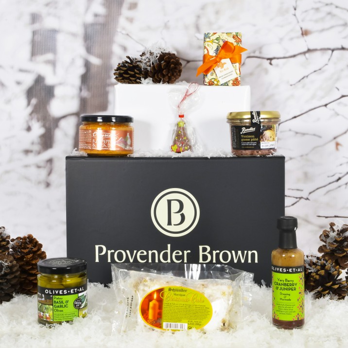 Provender Brown Deli on George Street has a fabulous range of Festive Hampers for Christmas 2014.