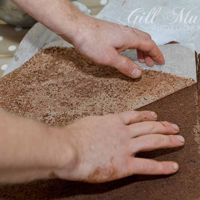 Big G demonstrated how to make the perfect Chocolate Yule Log at Perth's St Andrew's Day Festival.