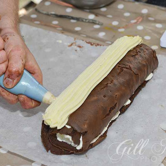 A steady hand will guarantee a straight finish.