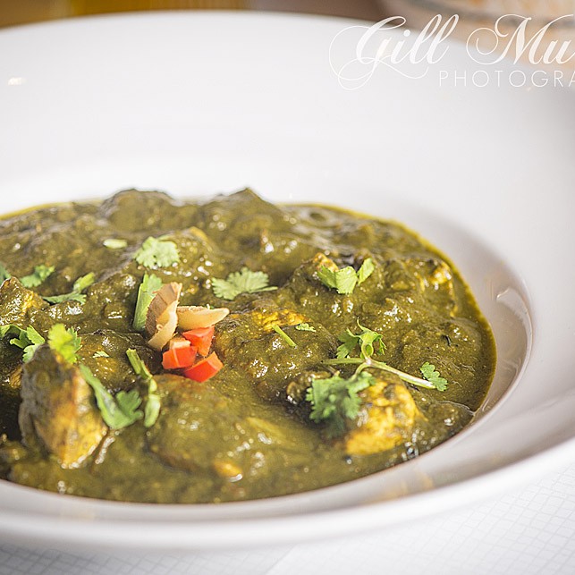 Palak Murgh is chicken with spinach, and is one of Praveen's favourite dishes