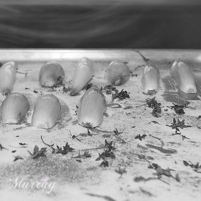 Haunch of venison, sweet potato fondant, roasted winter roots, pear and sauce grand-veneur