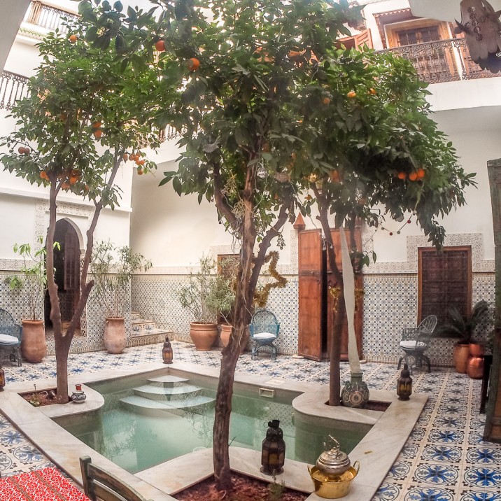 The Riad Yamina is a peaceful oasis, a real diamond in the rough