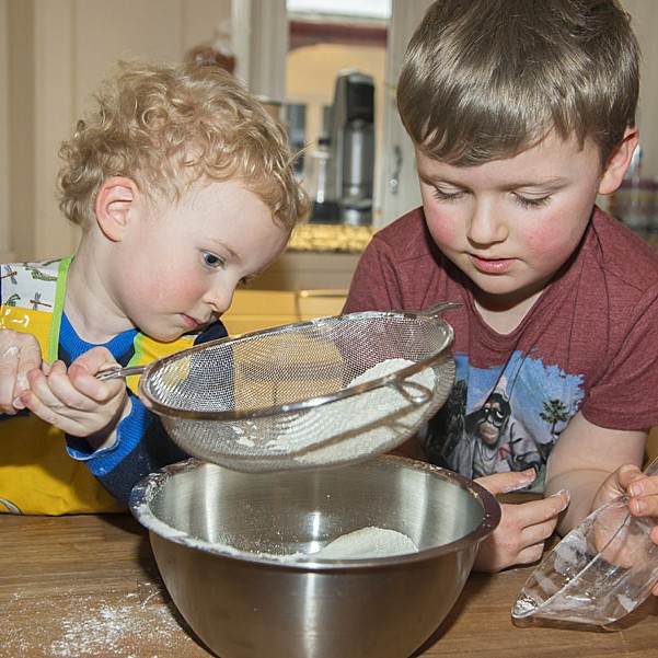 Peanut Buttermilk Pancakes