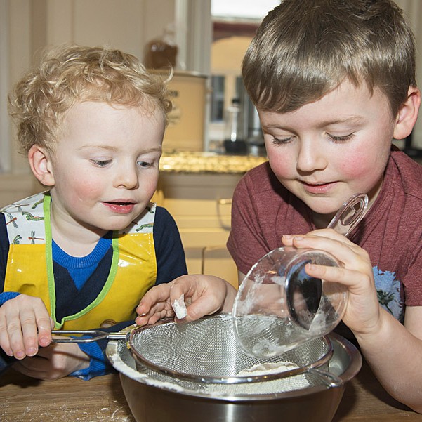 Peanut Buttermilk Pancakes