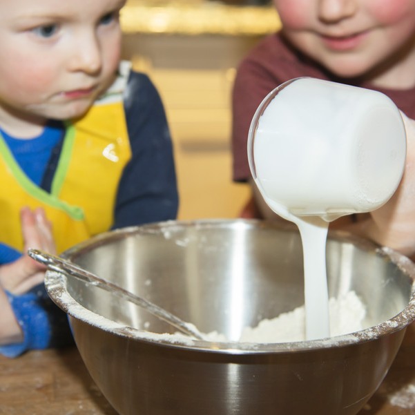 Peanut Buttermilk Pancakes