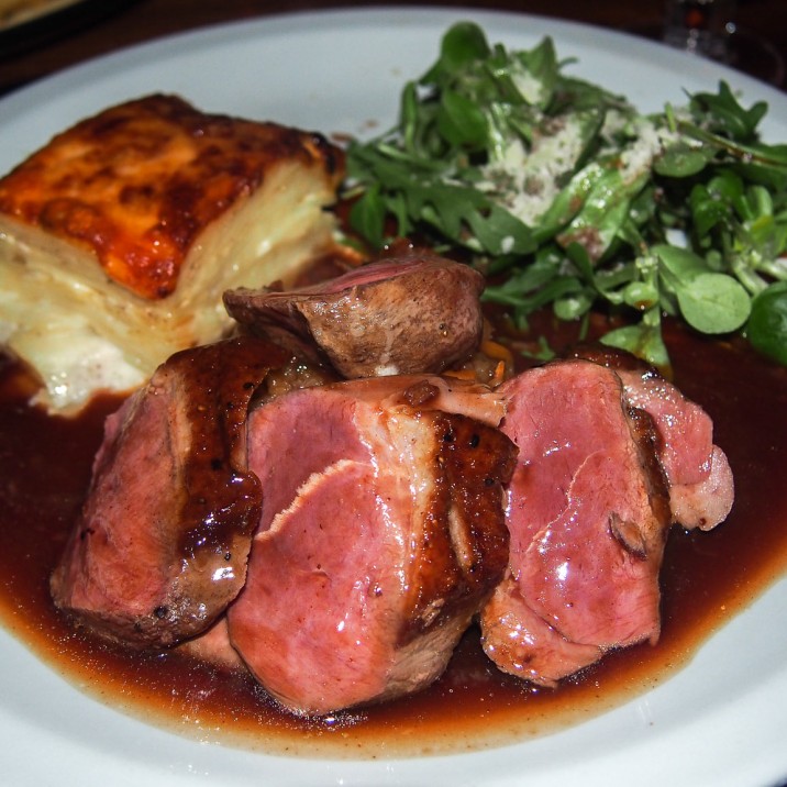 Yanns at Glenearn House - Duck and Dauphinoise Potatoes. Delicious!