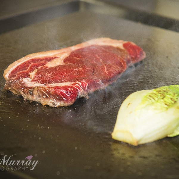 Dexter Beef with Vacherin Potatoes and Seasonal Vegetables