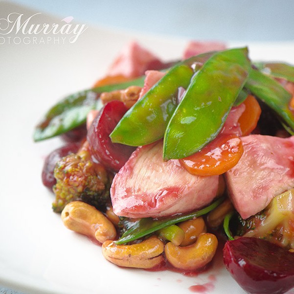 Beetroot and Chicken Stirfry