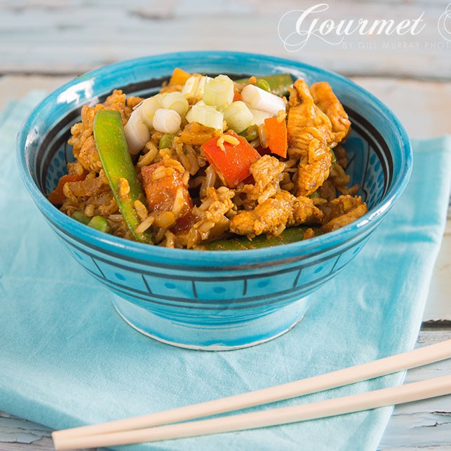 Asian Chicken & Veggie Fried Rice