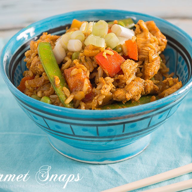 Asian Chicken & Veggie Fried Rice 2