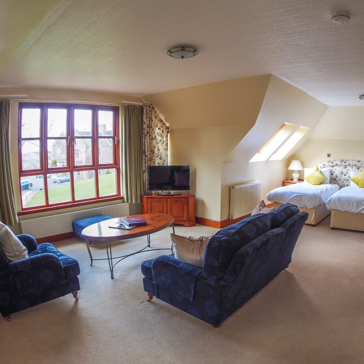 The Lounge in Kay's suite at Murrayshall was a huge hit.