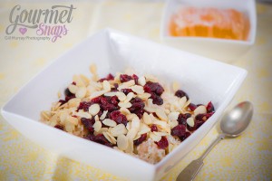 Breakfast Rice with Honey & Cranberries