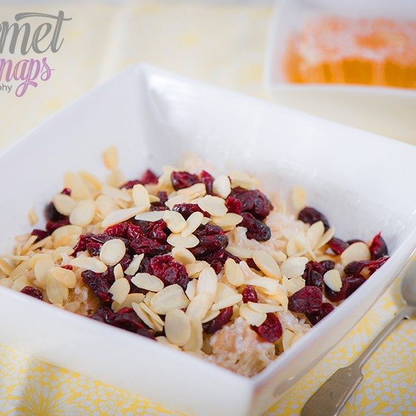 Breakfast Rice with Honey & Cranberries 5