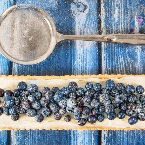 Blueberry and Marscapone Tart