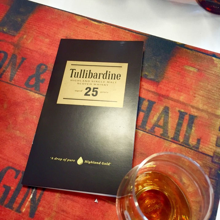 The Tullibardine Distillery from Perthshire was a favourite of Craig and Rae's.