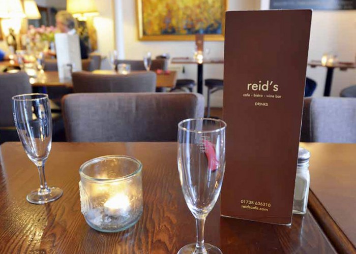 Pop down to Reid's Cafe & Winebar for the best of Scottish food & drink.