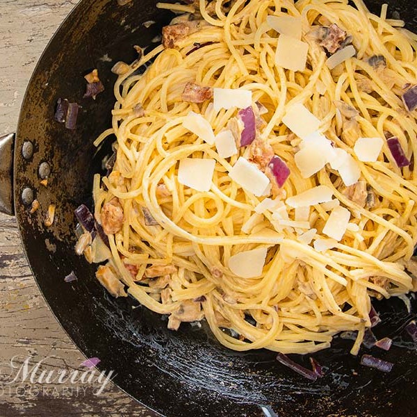 Chorizo & Mushroom Carbonara