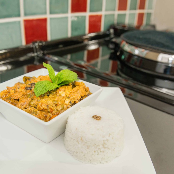 Railway Bolti created by Parveen Kumar of Tabla Restaurant.