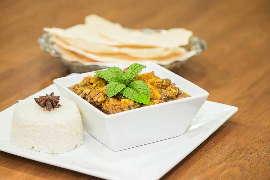 Railway Bolti created by Parveen Kumar of Tabla Restaurant.