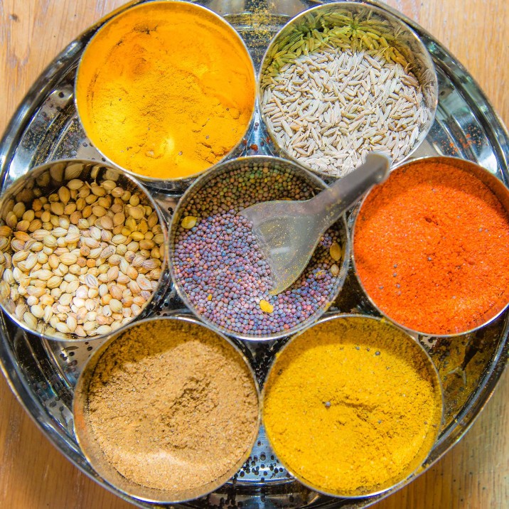 Delicious spices used to create lovely Railway Bolti