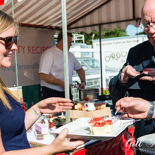 Lemon Posset tasting at Perth Racecourse