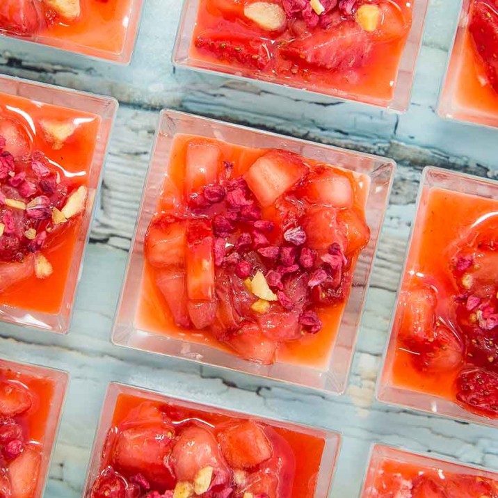 Lemon Posset prepared by Trevor Garden of Sodexo Prestige