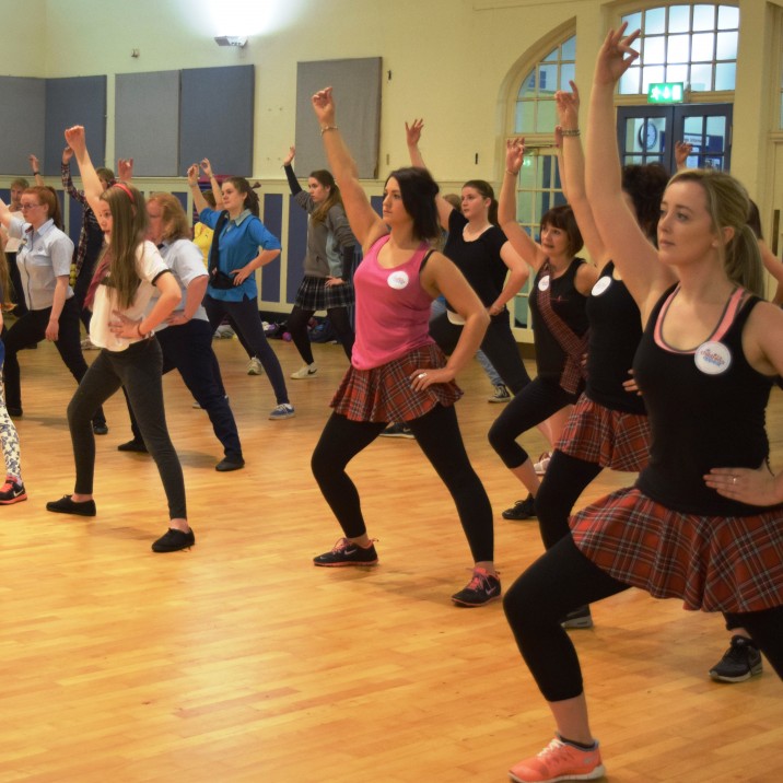 Even the cool down was a Highland Inspired Hustle!