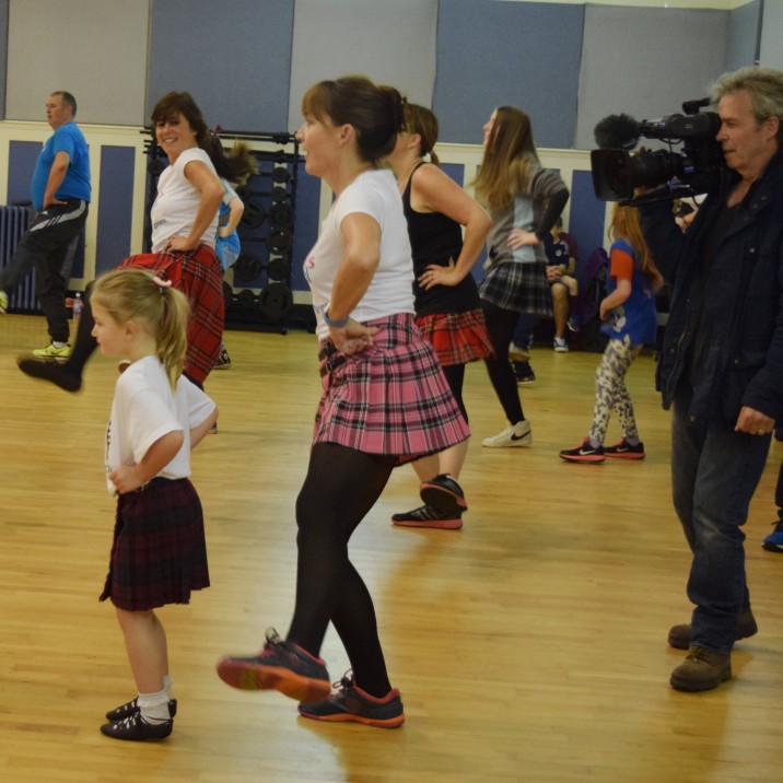 Lorraine Kelly copying a wee lassie!