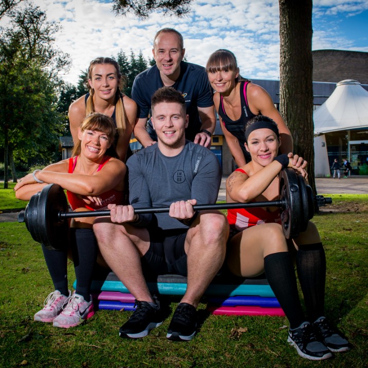 Live Active Leisure Fitness Expo Instructors! (back row L- R) Kirsty McDuff, Graeme Lackie, Helen McLeod
(front row L - R) Kirsteen Chan, Jordan McCulloch (Les Mills Personal Trainer), Eva Gavito