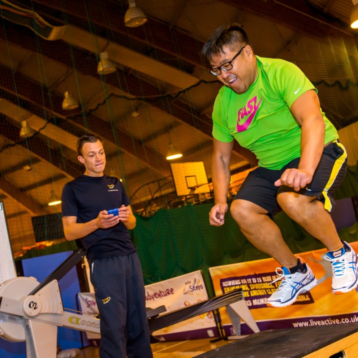 Pete Chan jumps for a fitness review!