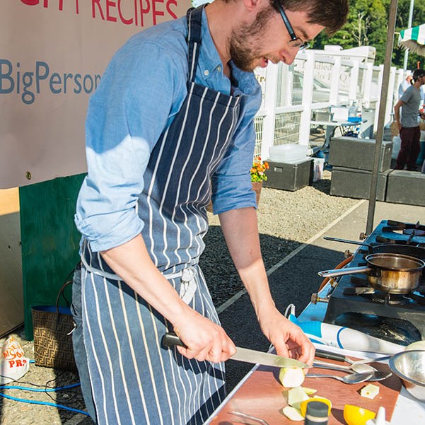Andrew Moss creates a delicious salad of foraged fruit in Perthshire.