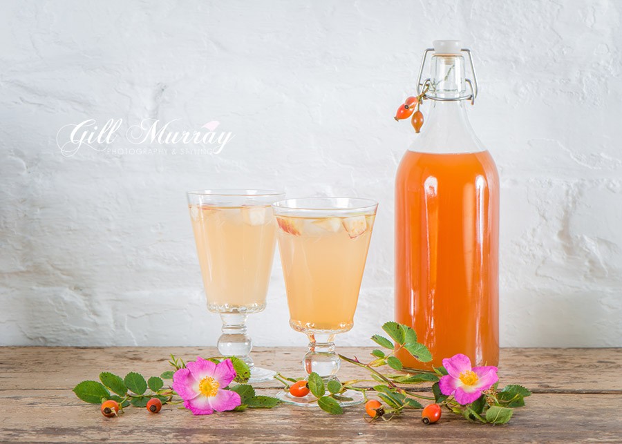 Enjoy delicious Rosehip cordial