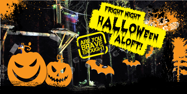 Come along and get spooked at Fright Night at Aloft- Crieff Hydro's tree top adventure centre!