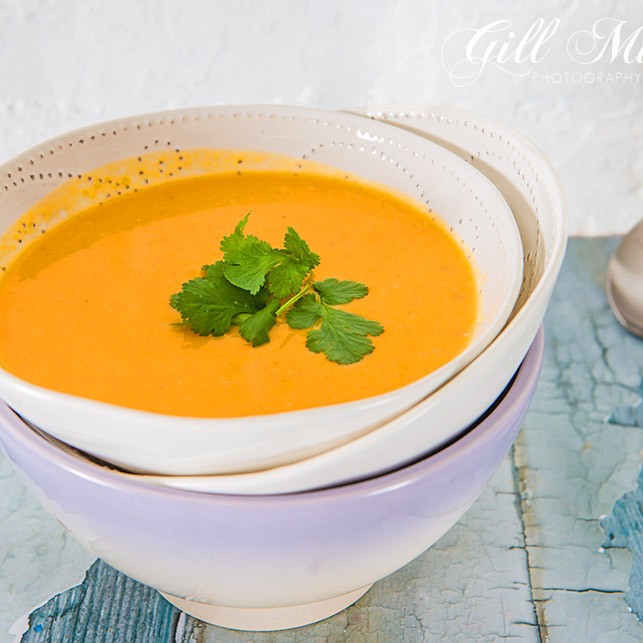 Butternut squash and orange soup 1