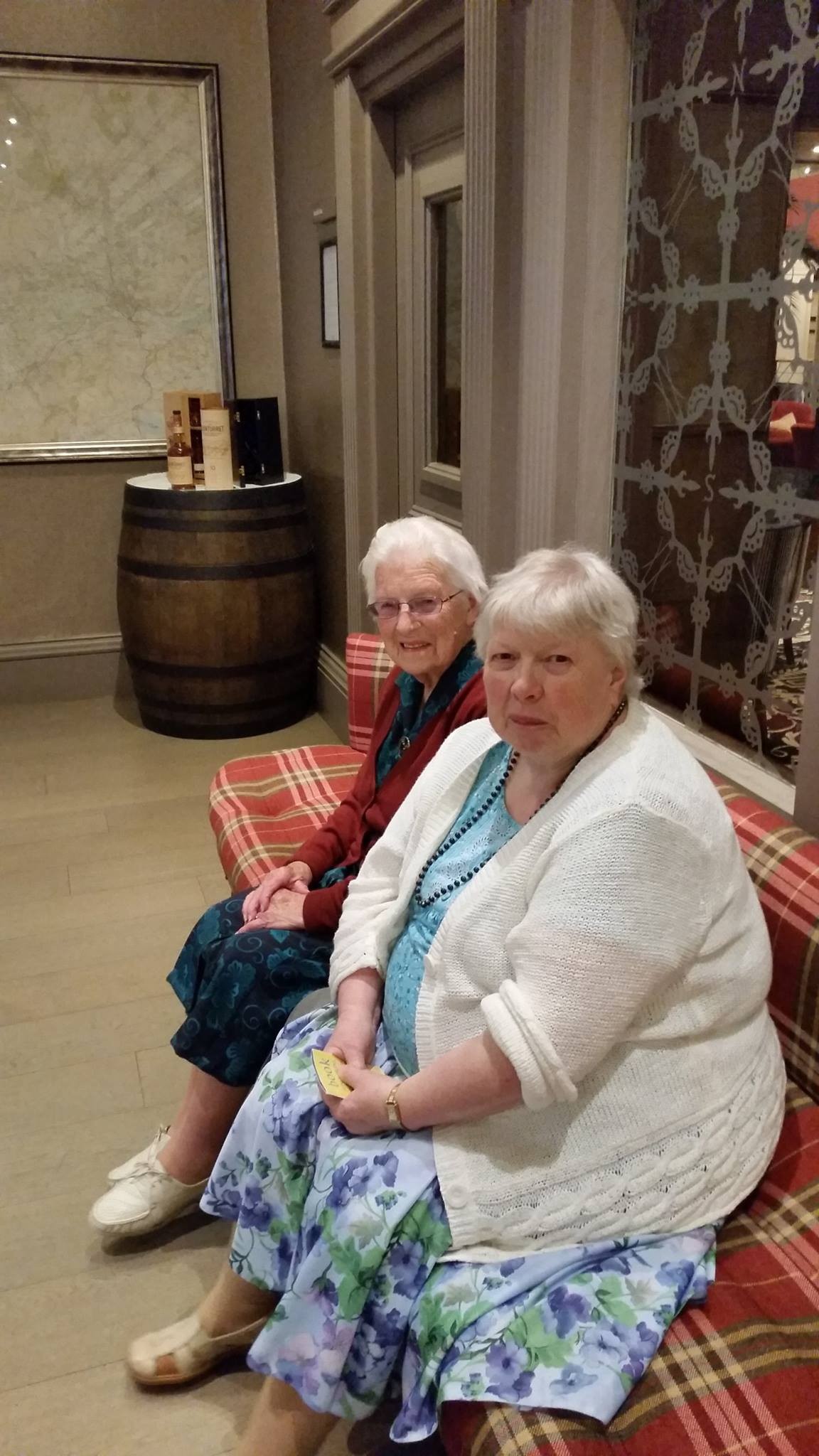 Adult Carer and cared-for enjoying a break at Crieff Hydro