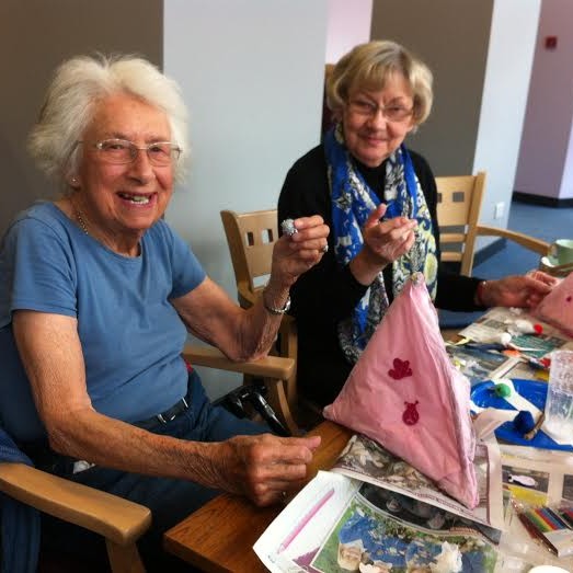 Day Club enjoying Chinese Lantern making.
